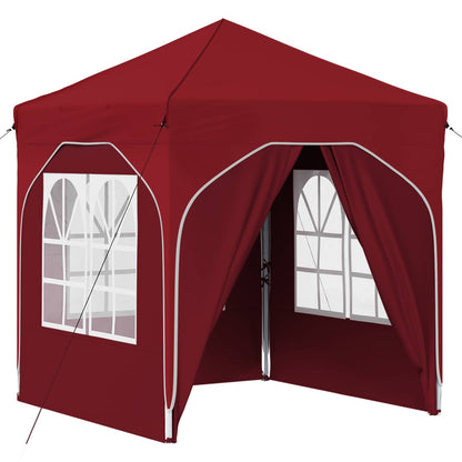 Tenda per feste a pop-up 192 x 192 x 245 cm Borgogna | homemem39