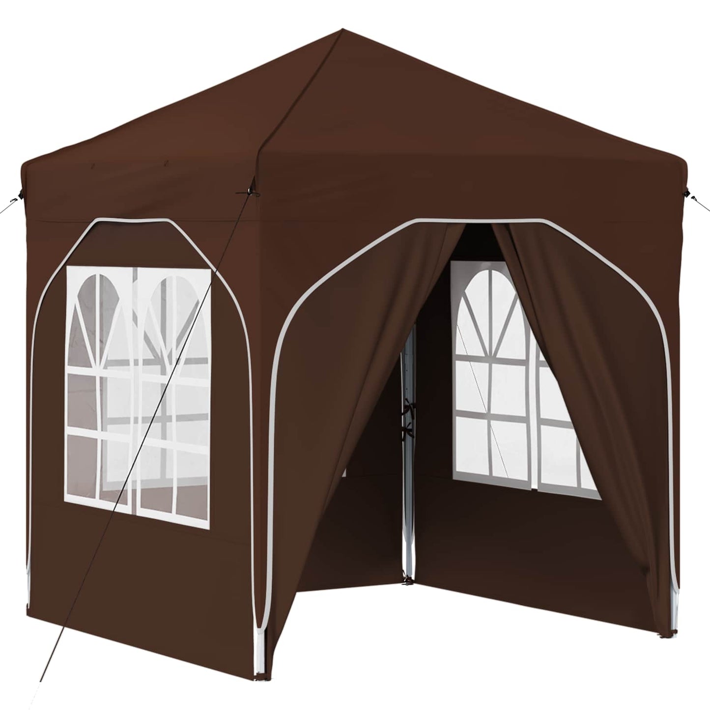Tenda per feste a pop-up 192 x 192 x 245 cm Marrone | homemem39