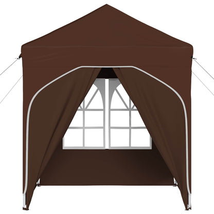 Tenda per feste a pop-up 192 x 192 x 245 cm Marrone | homemem39