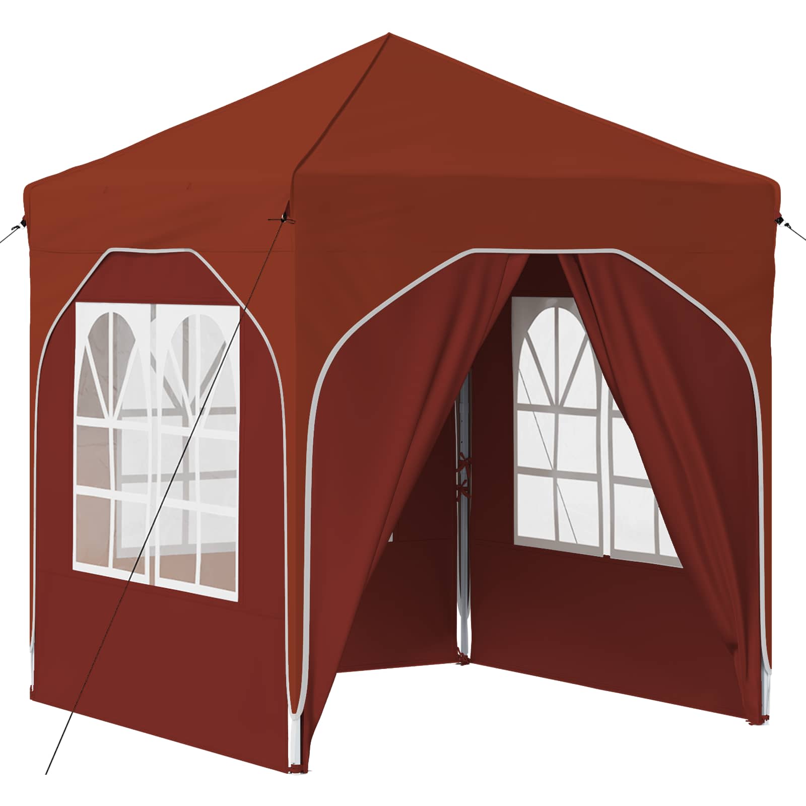 Tenda per feste a pop-up 192 x 192 x 245 cm Terracotta | homemem39