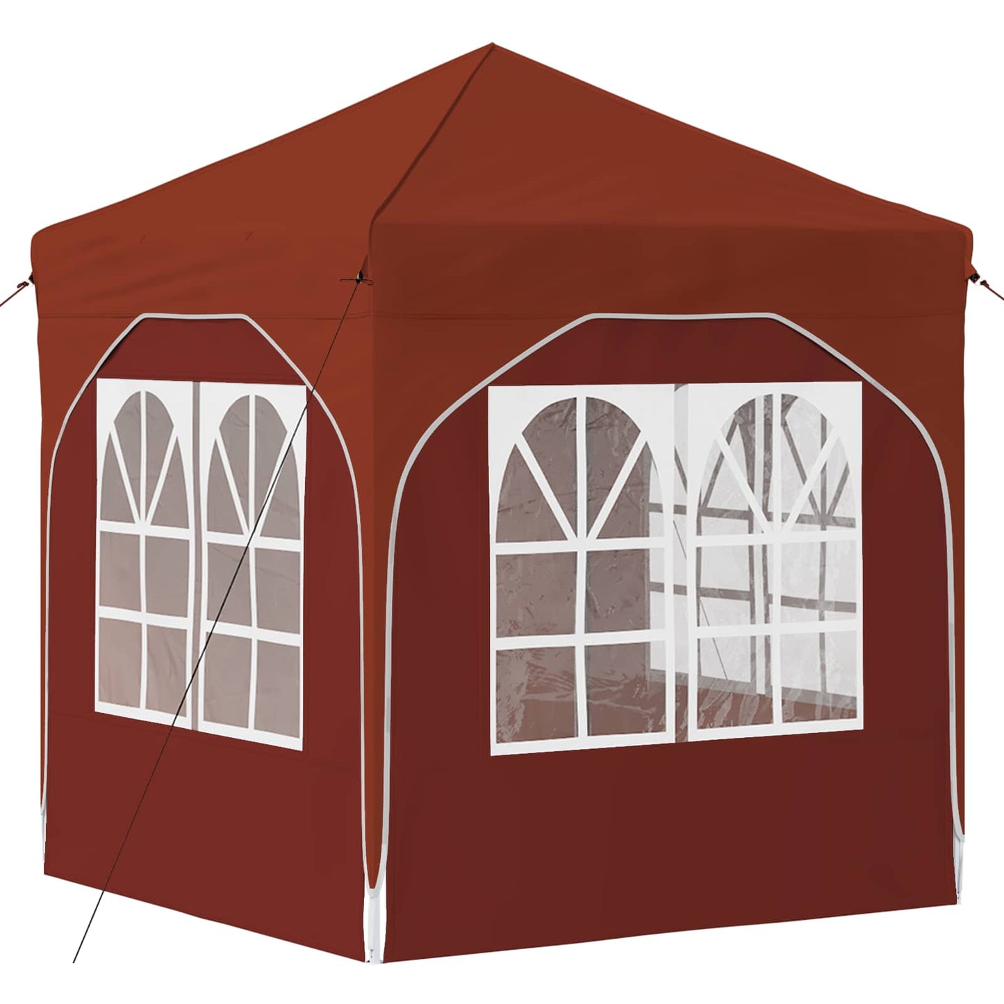 Tenda per feste a pop-up 192 x 192 x 245 cm Terracotta | homemem39