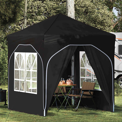 Tenda per feste a pop-up 192 x 192 x 245 cm Nero | homemem39