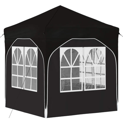 Tenda per feste a pop-up 192 x 192 x 245 cm Nero | homemem39