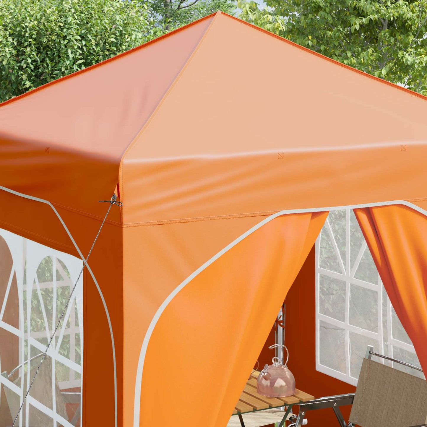 Tenda per feste a pop-up 192 x 192 x 245 cm Arancione | homemem39