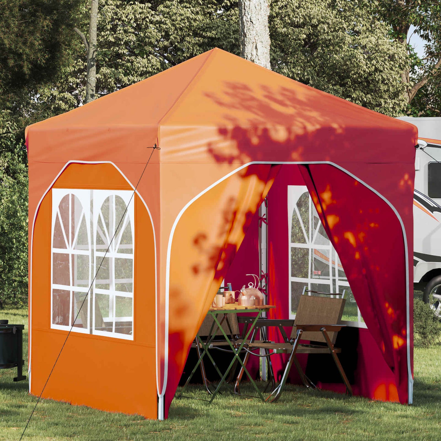 Tenda per feste a pop-up 192 x 192 x 245 cm Arancione | homemem39