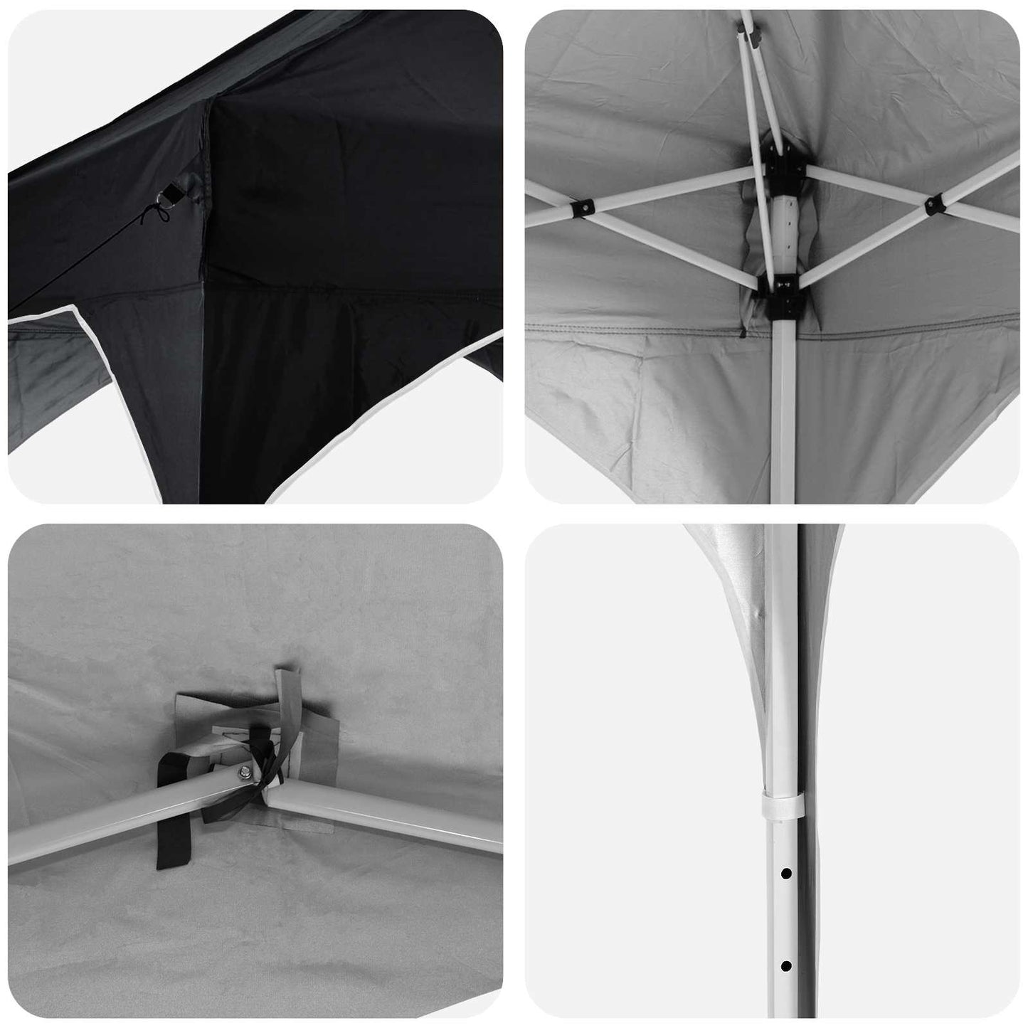Tenda per feste a pop-up 290 x 290 x 245 cm Antracite | homemem39