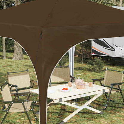 Tenda per feste a pop-up 290 x 290 x 245 cm Tortora | homemem39