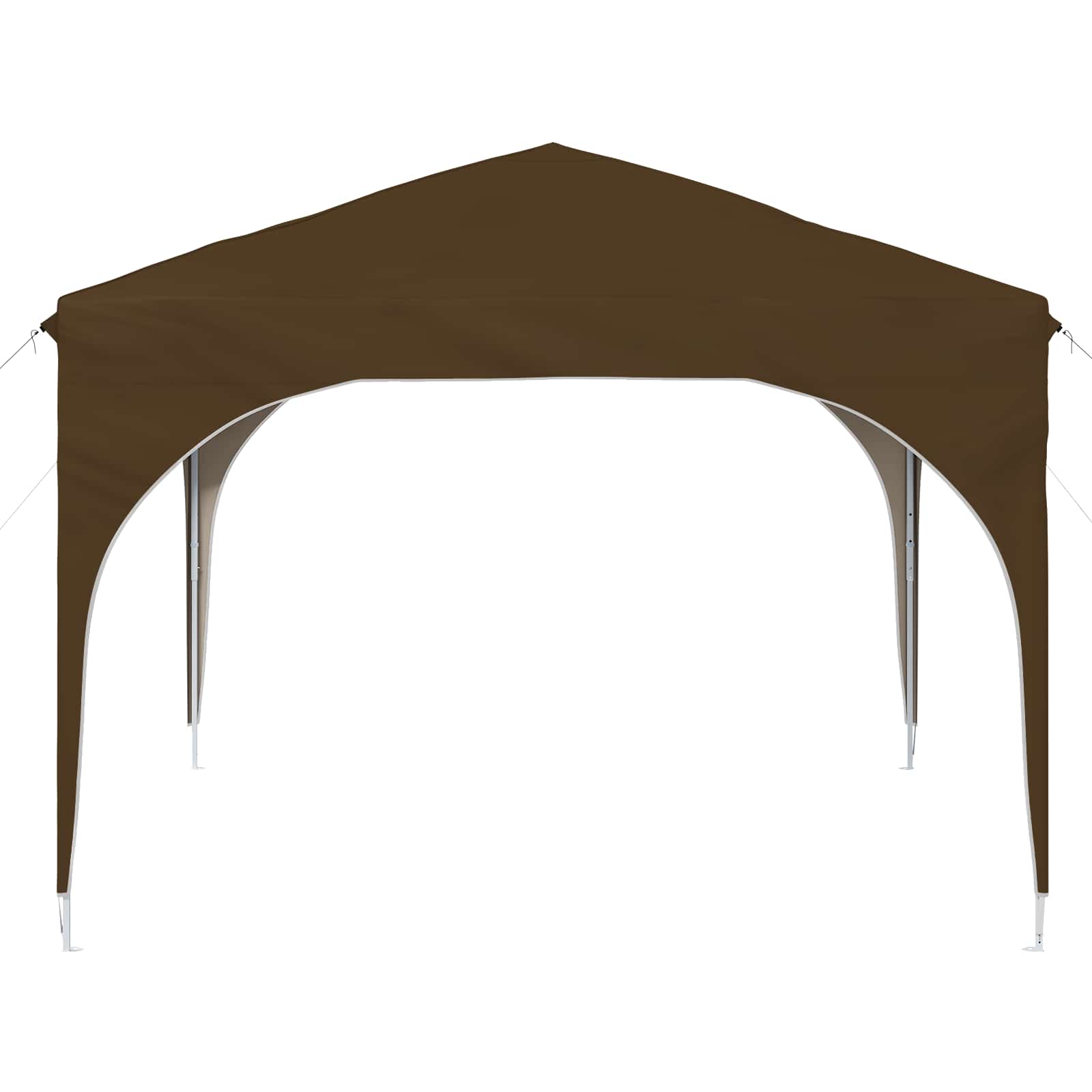 Tenda per feste a pop-up 290 x 290 x 245 cm Tortora | homemem39