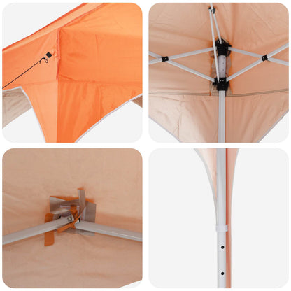 Tenda per feste a pop-up 290 x 290 x 245 cm Arancione | homemem39