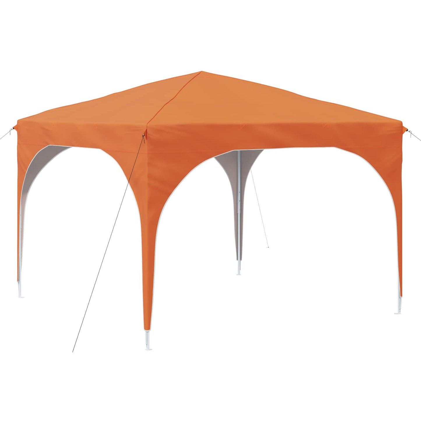 Tenda per feste a pop-up 290 x 290 x 245 cm Arancione