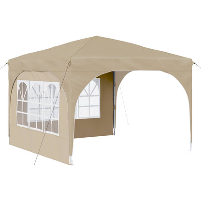 Tenda per feste a pop-up 290 x 290 x 245 cm Crema | homemem39