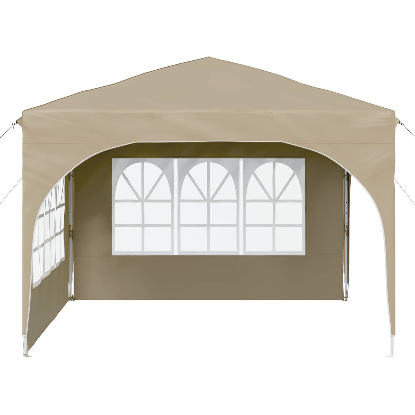 Tenda per feste a pop-up 290 x 290 x 245 cm Crema | homemem39
