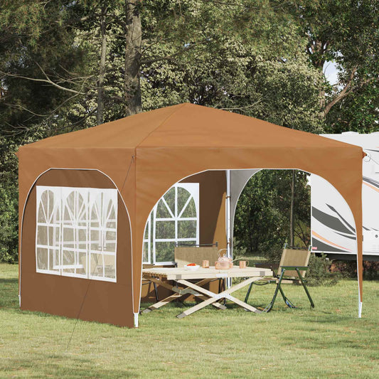Tenda per feste a pop-up 290 x 290 x 245 cm Beige