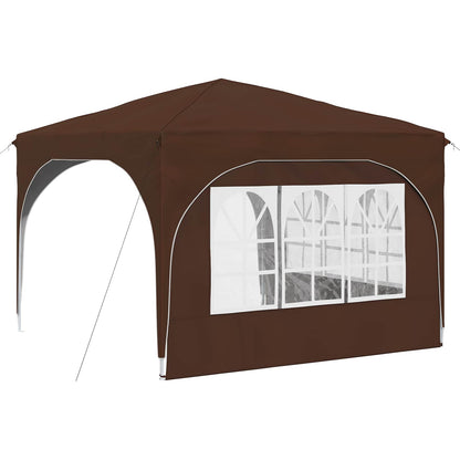 Tenda per feste a pop-up 290 x 290 x 245 cm Marrone | homemem39