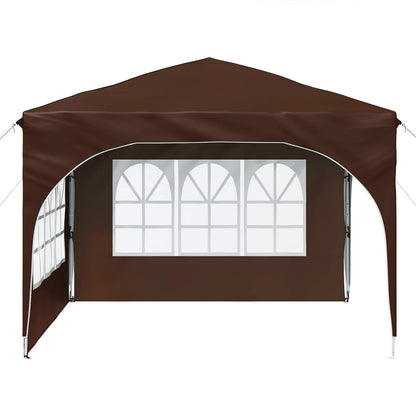 Tenda per feste a pop-up 290 x 290 x 245 cm Marrone | homemem39