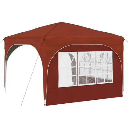 Tenda per feste a pop-up 290 x 290 x 245 cm Terracotta | homemem39