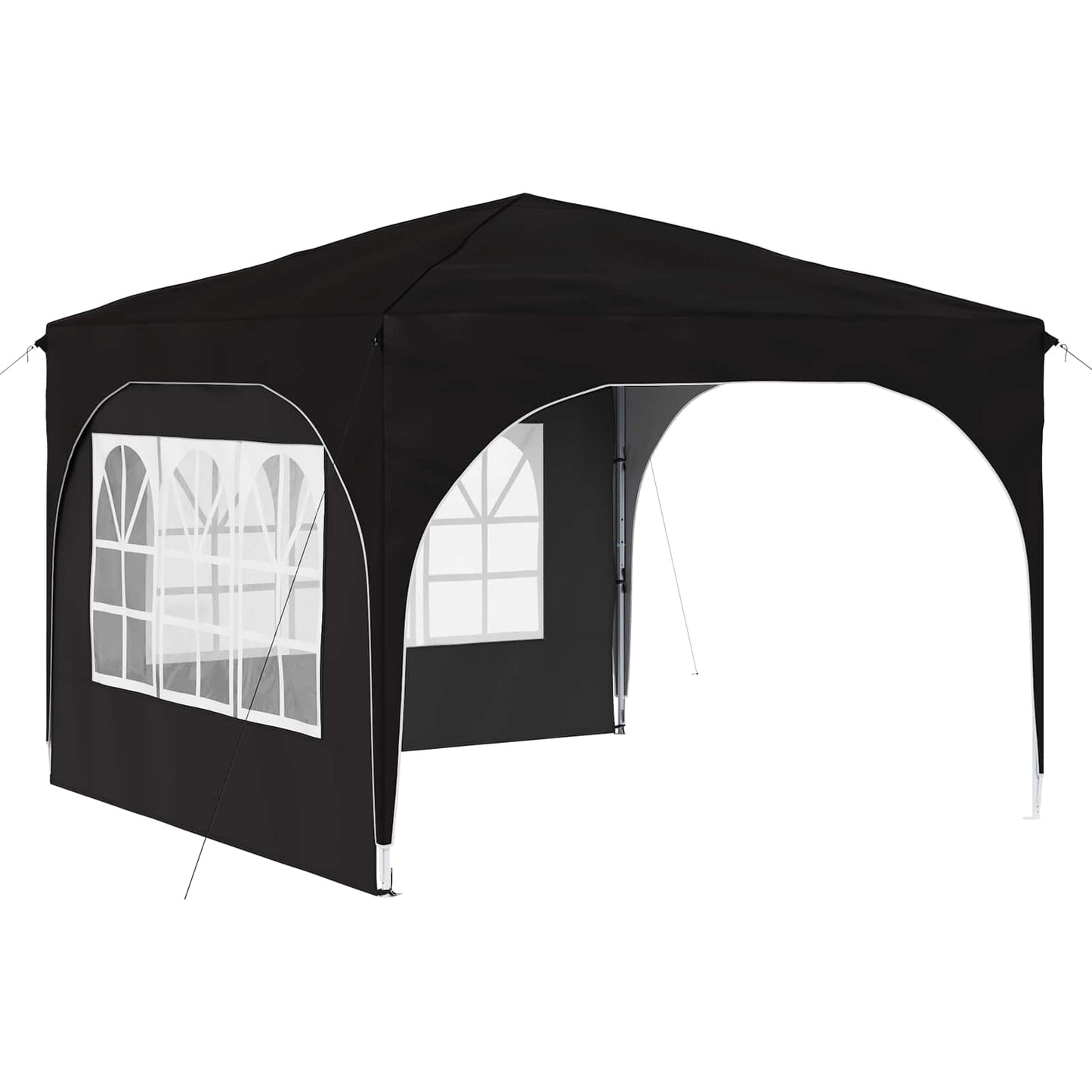 Tenda per feste a pop-up 290 x 290 x 245 cm Nero | homemem39