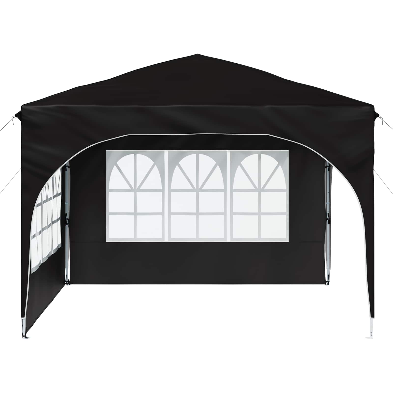 Tenda per feste a pop-up 290 x 290 x 245 cm Nero | homemem39