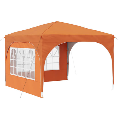 Tenda per feste a pop-up 290 x 290 x 245 cm Arancione | homemem39