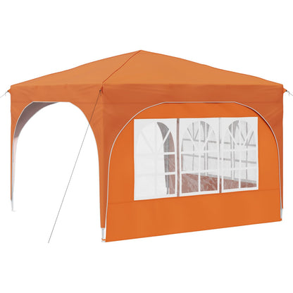 Tenda per feste a pop-up 290 x 290 x 245 cm Arancione | homemem39