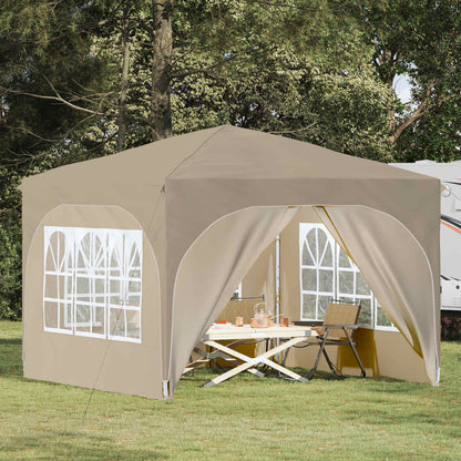 Tenda per feste a pop-up 290 x 290 x 245 cm Crema | homemem39