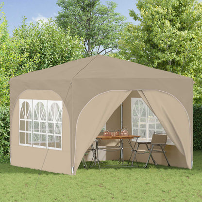 Tenda per feste a pop-up 290 x 290 x 245 cm Crema | homemem39