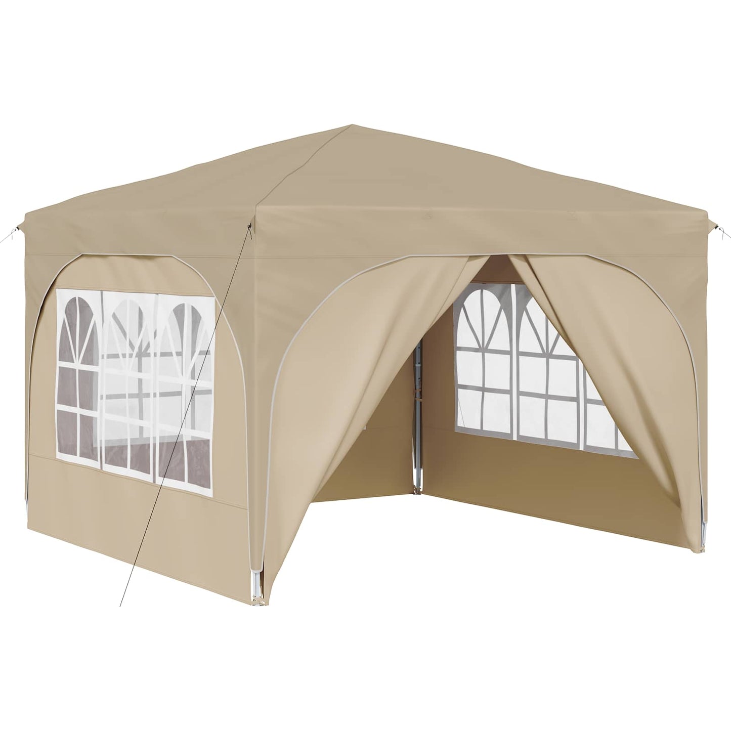 Tenda per feste a pop-up 290 x 290 x 245 cm Crema | homemem39