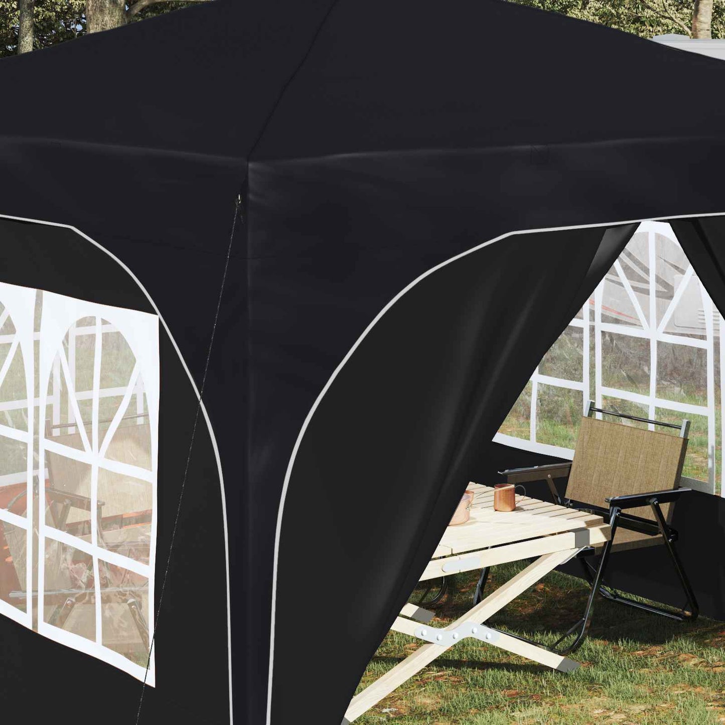 Tenda per feste a pop-up 290 x 290 x 245 cm Antracite | homemem39