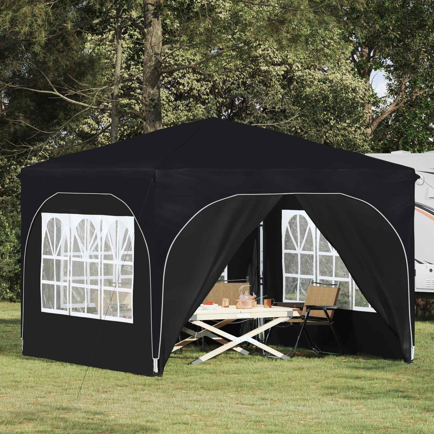 Tenda per feste a pop-up 290 x 290 x 245 cm Antracite | homemem39