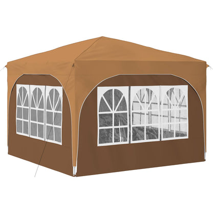Tenda per feste a pop-up 290 x 290 x 245 cm Beige | homemem39