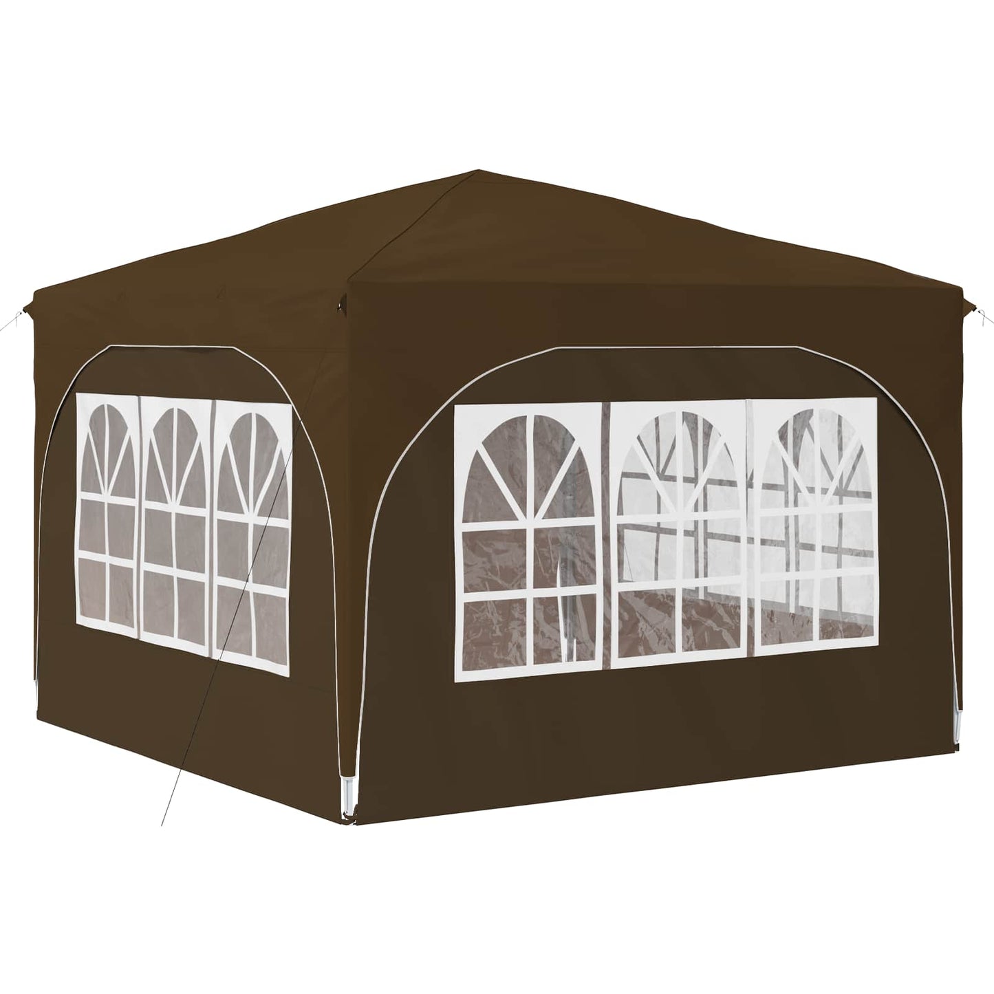 Tenda per feste a pop-up 290 x 290 x 245 cm Tortora | homemem39