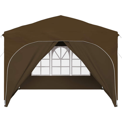 Tenda per feste a pop-up 290 x 290 x 245 cm Tortora | homemem39