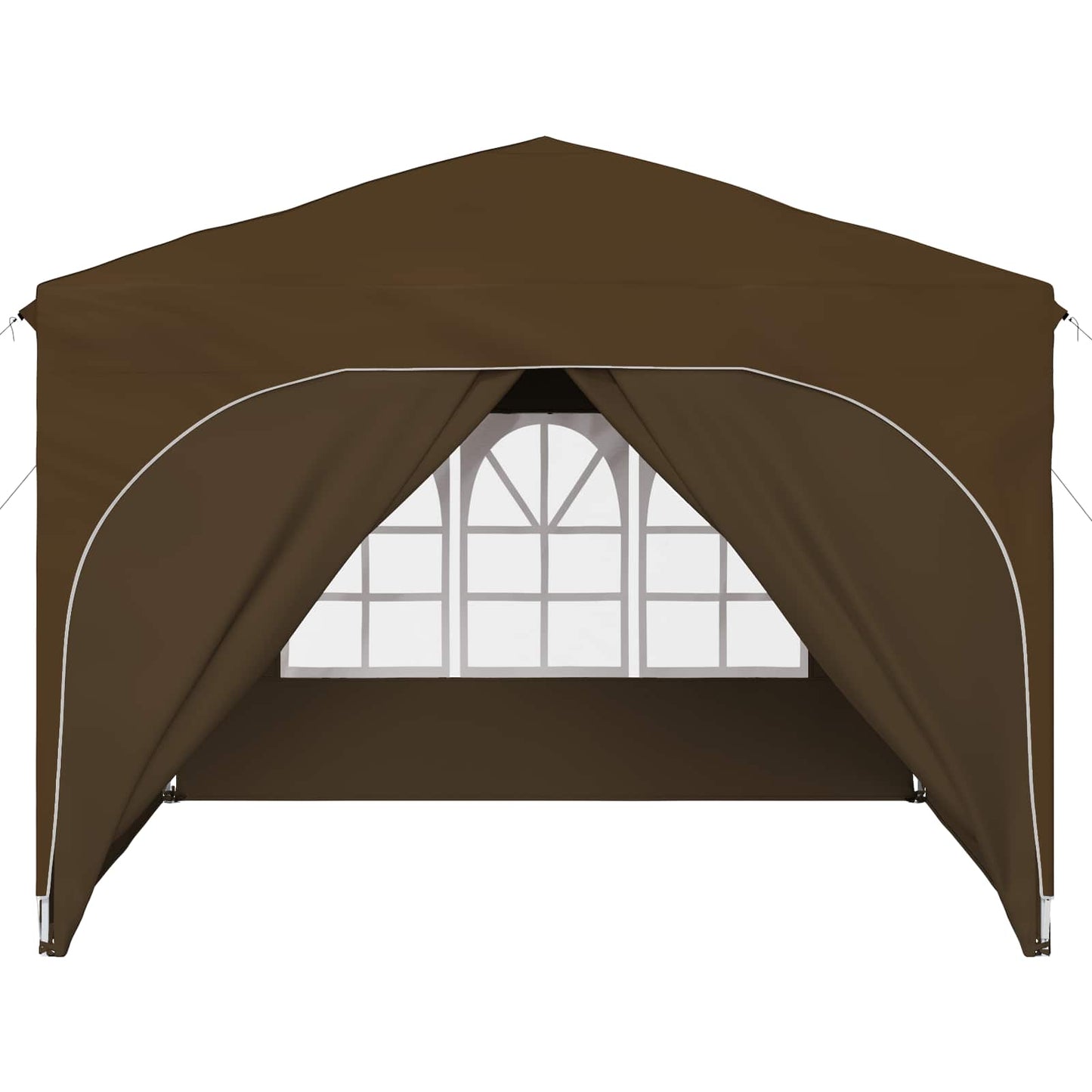 Tenda per feste a pop-up 290 x 290 x 245 cm Tortora