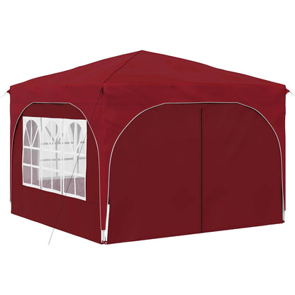 Tenda per feste a pop-up 290 x 290 x 245 cm Borgogna | homemem39