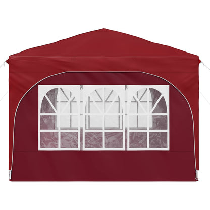 Tenda per feste a pop-up 290 x 290 x 245 cm Borgogna | homemem39
