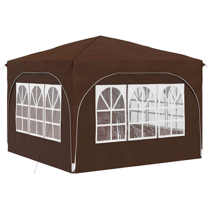 Tenda per feste a pop-up 290 x 290 x 245 cm Marrone | homemem39