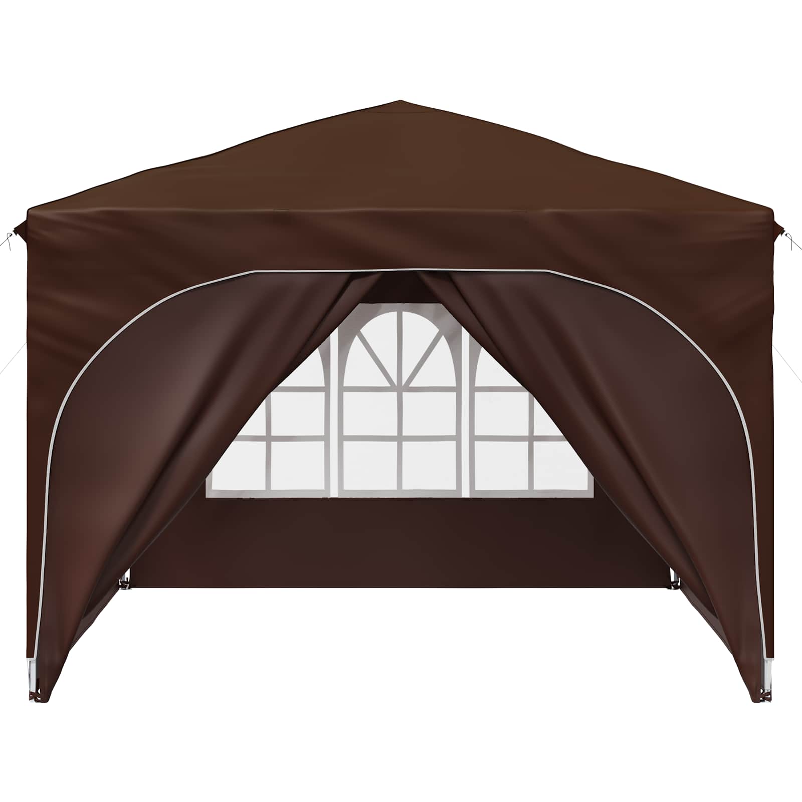 Tenda per feste a pop-up 290 x 290 x 245 cm Marrone | homemem39