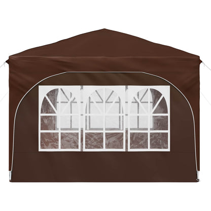 Tenda per feste a pop-up 290 x 290 x 245 cm Marrone | homemem39