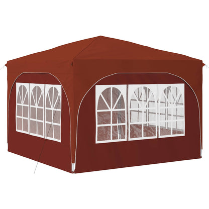 Tenda per feste a pop-up 290 x 290 x 245 cm Terracotta | homemem39