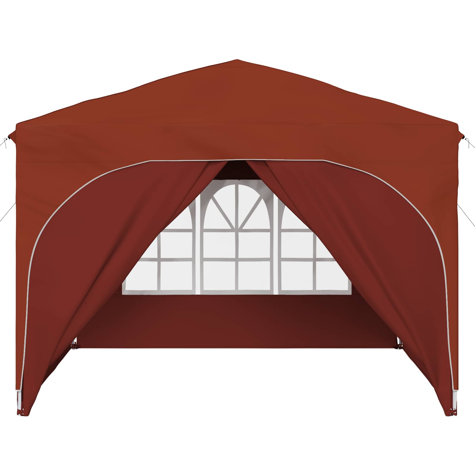 Tenda per feste a pop-up 290 x 290 x 245 cm Terracotta | homemem39