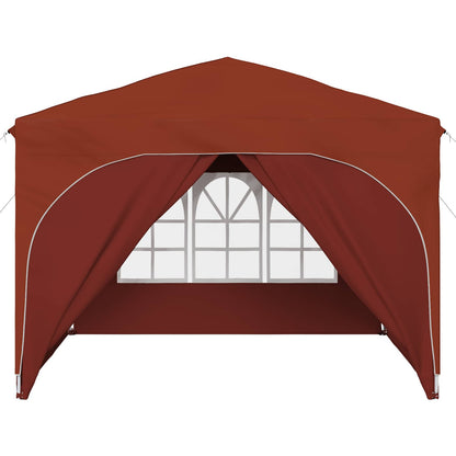Tenda per feste a pop-up 290 x 290 x 245 cm Terracotta