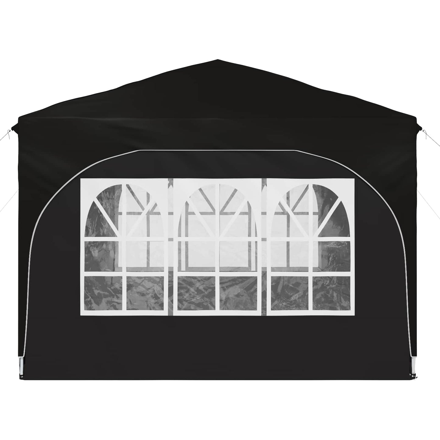 Tenda per feste a pop-up 290 x 290 x 245 cm Nero