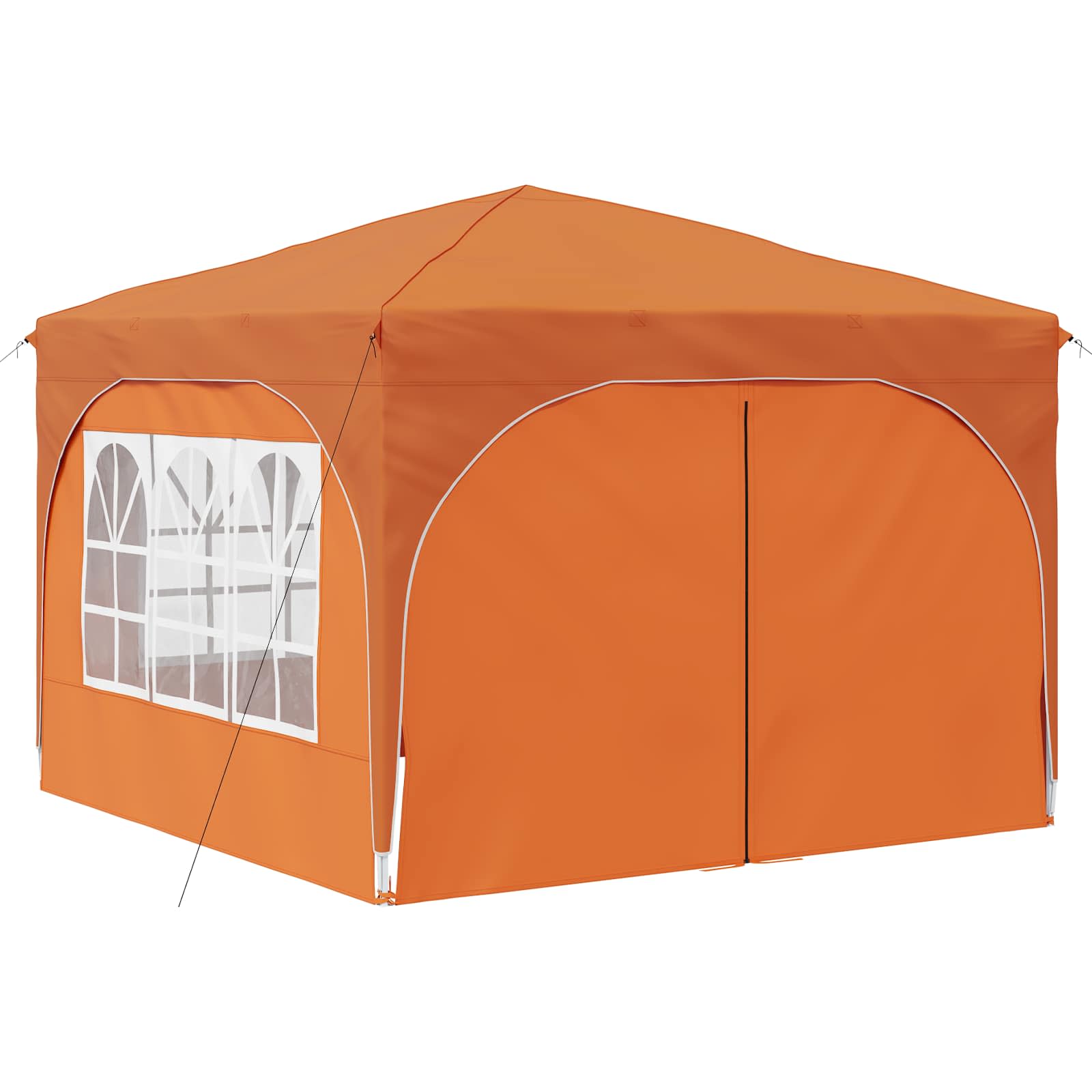 Tenda per feste a pop-up 290 x 290 x 245 cm Arancione | homemem39