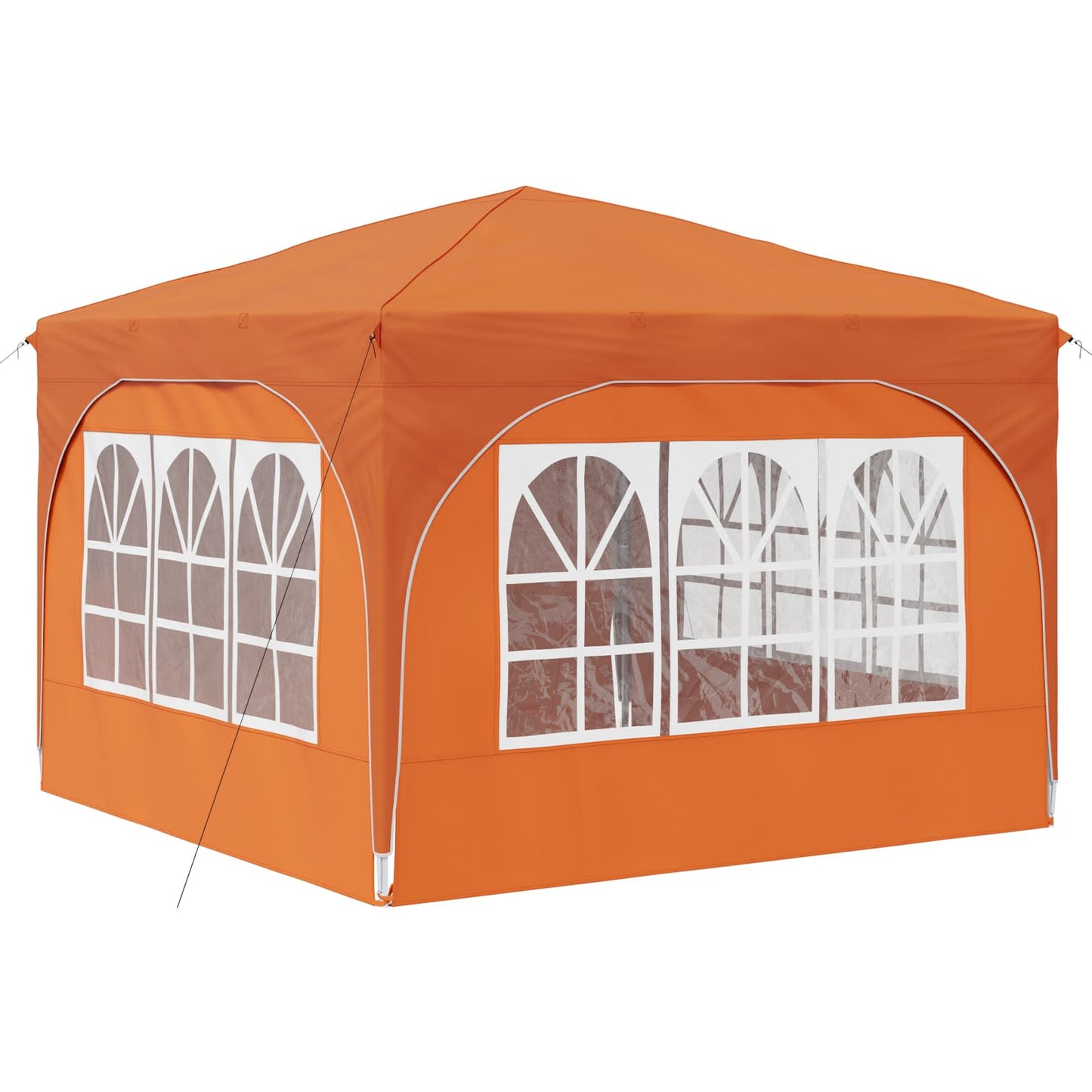 Tenda per feste a pop-up 290 x 290 x 245 cm Arancione