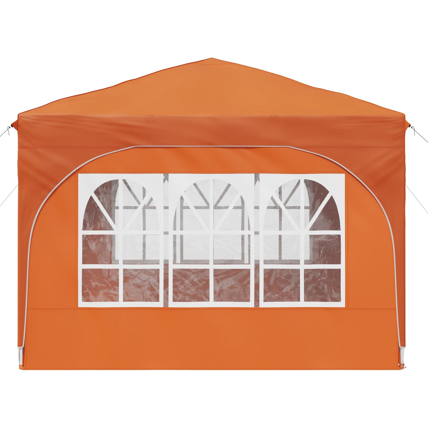 Tenda per feste a pop-up 290 x 290 x 245 cm Arancione
