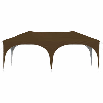 Tenda per feste a pop-up 575 x 288 x 245 cm Tortora