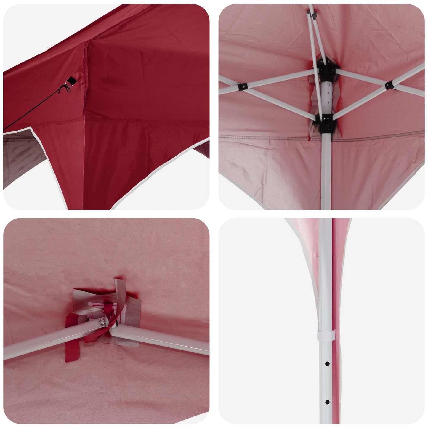 Tenda per feste a pop-up Borgogna 575 x 288 x 245 cm | homemem39