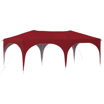 Tenda per feste a pop-up 575 x 288 x 245 cm Borgogna