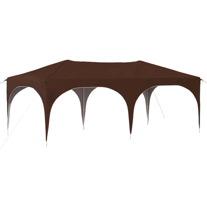 Tenda per feste a pop-up 575 x 288 x 245 cm Marrone