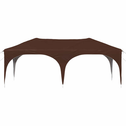 Tenda per feste a pop-up 575 x 288 x 245 cm Marrone